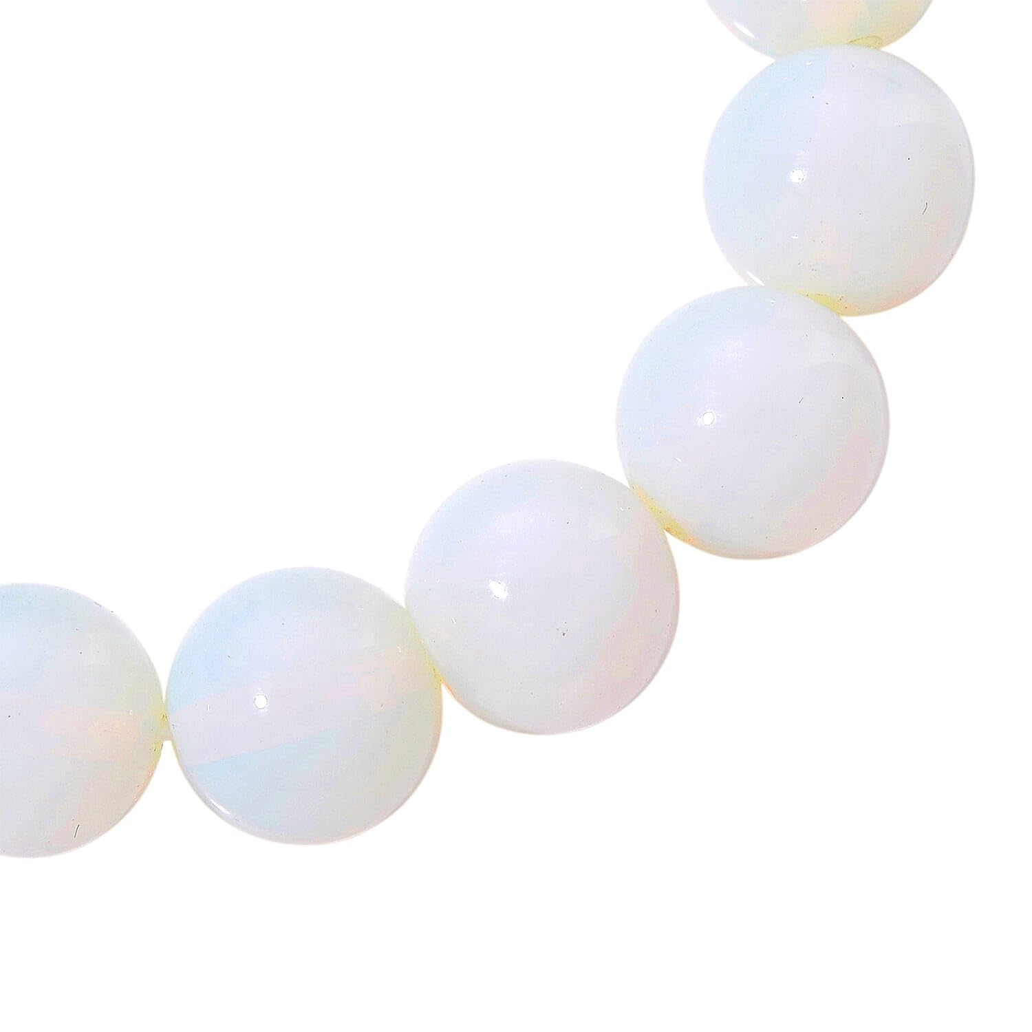 SHOP LC DELIVERING JOY Opalite 250.00 ctw Beaded Stretch Bracelet Christmas Gifts - Image 2