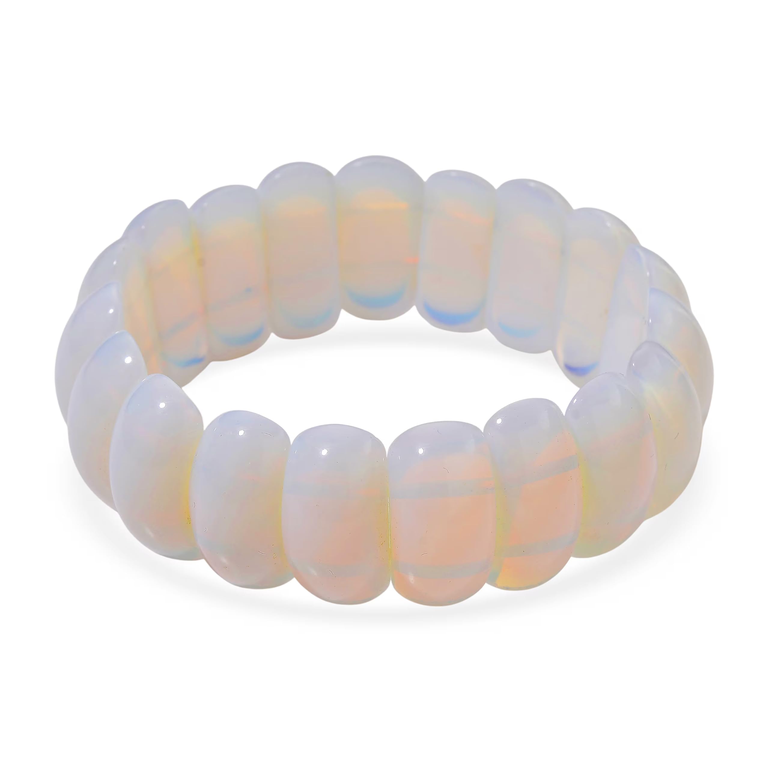 SHOP LC DELIVERING JOY Opalite 300.00 ctw Block Stretch Bracelet Christmas Gifts