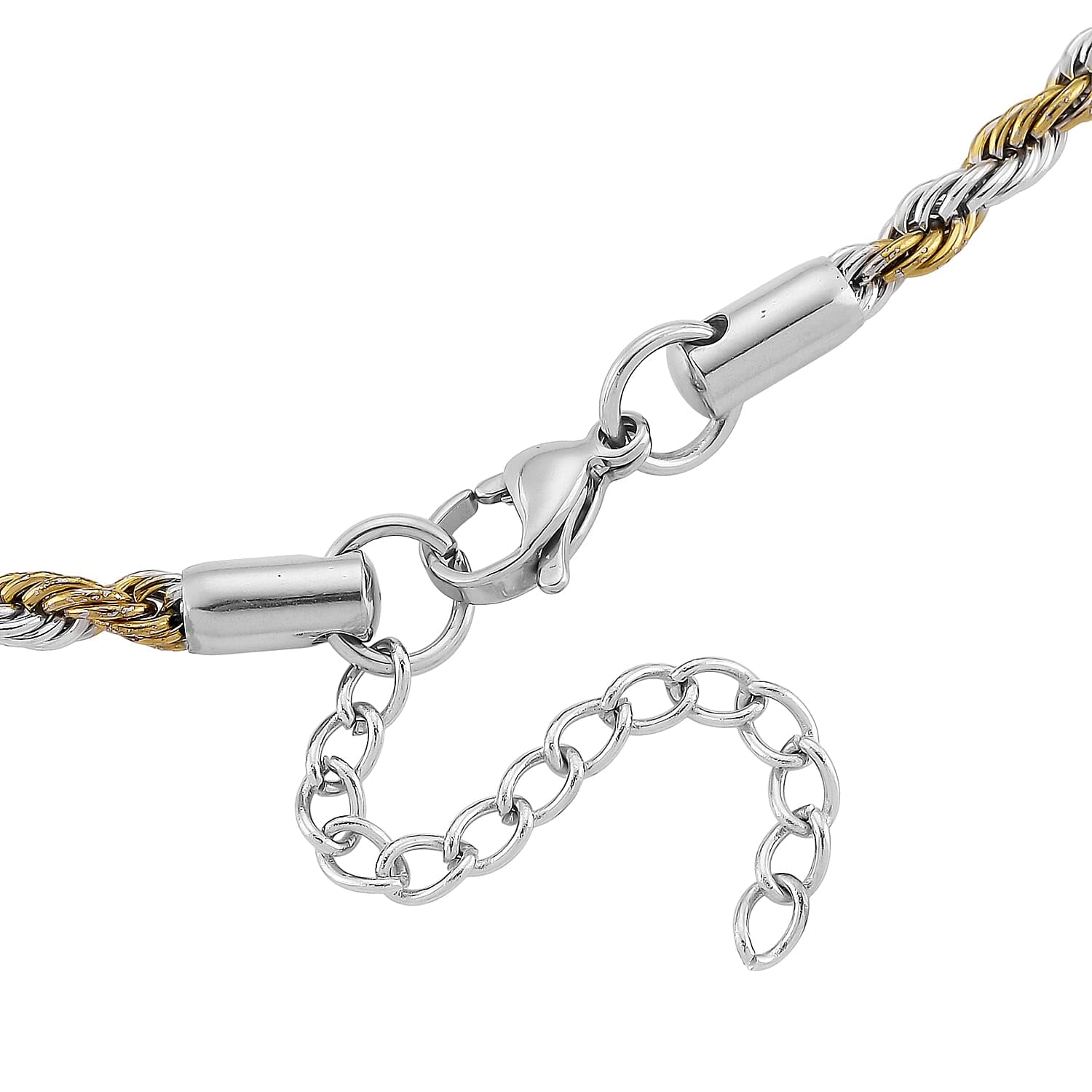 SHOP LC DELIVERING JOY Rope Chain Necklace in ION Plated Yellow Gold and Stainless Steel 2022 Inches Christmas Gifts - Image 4