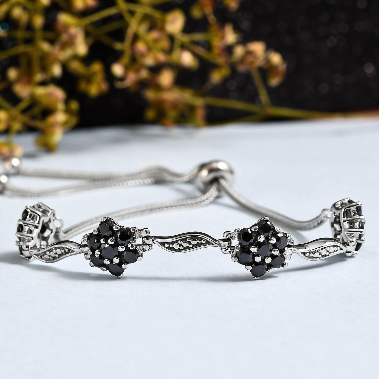 SHOP LC DELIVERING JOY Stainless Steel Bolo Bangle Bracelet for Mom Daughter Wife Women - Cute Sparkling Durable Bracelets Bangles Her Craftmanship Engagement Wedding Anniversary Birthday for Women - Image 2