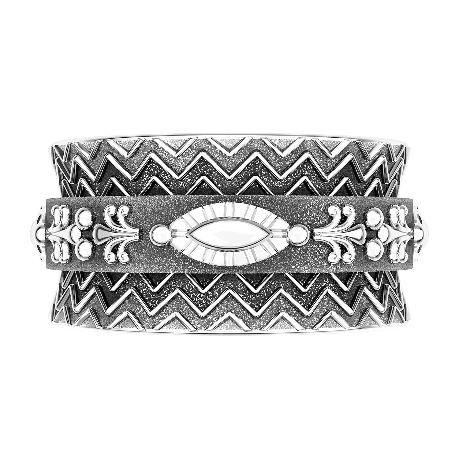 Shop LC Mens Womens Cross Prayer Spinner Band Ring 925 Sterling Silver Statement Boho Handmade Stress Relieving Jewelry Gifts - Image 5