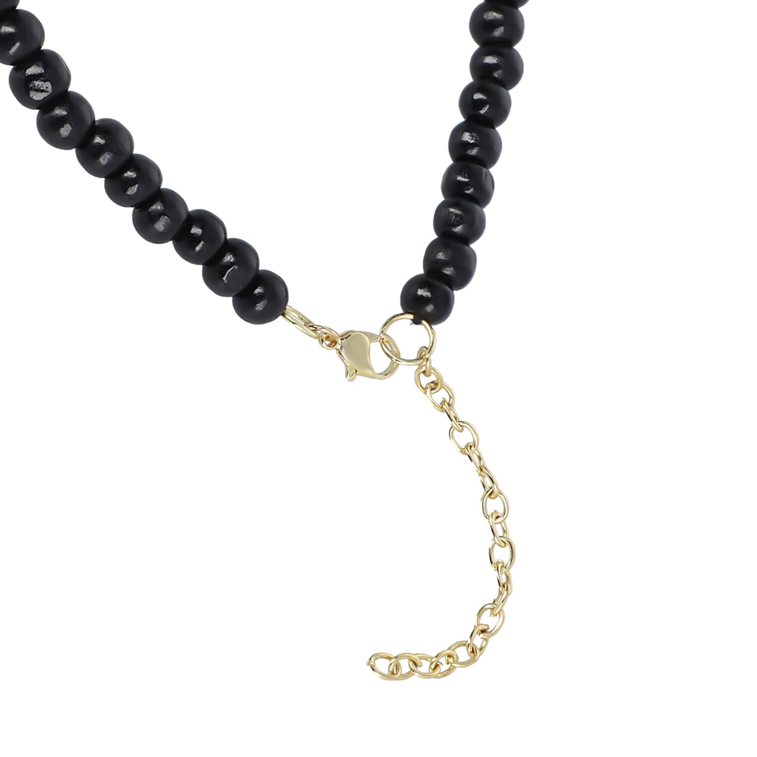 Shop LC Natural Brown Black Buffalo Horn Necklace Delicate Jewelry Birthday Women Jewelry for Women Size 20-22" Mothers Day Gifts - Image 4