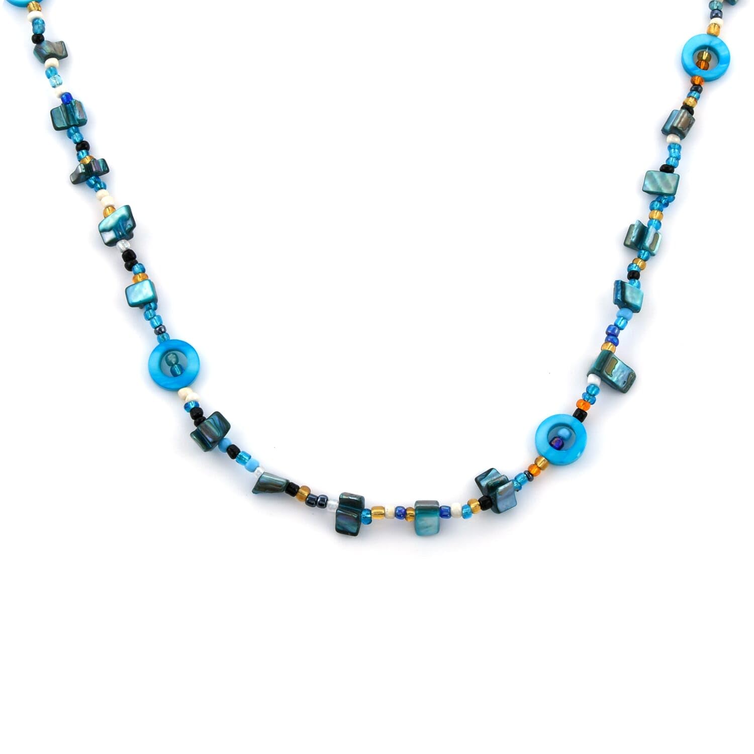 Shop LC Resin Seed Bead Necklace for Women Jewelry Size 40" Mothers Day Gifts - Image 4