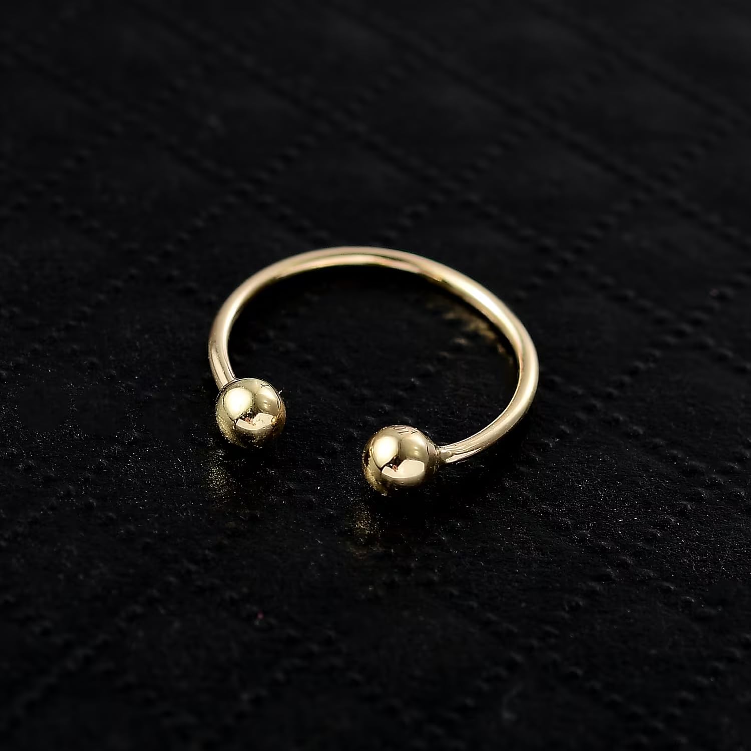 Shop LC Septum Nose Ring in 10K Yellow Gold 0.50 Grams - Image 2