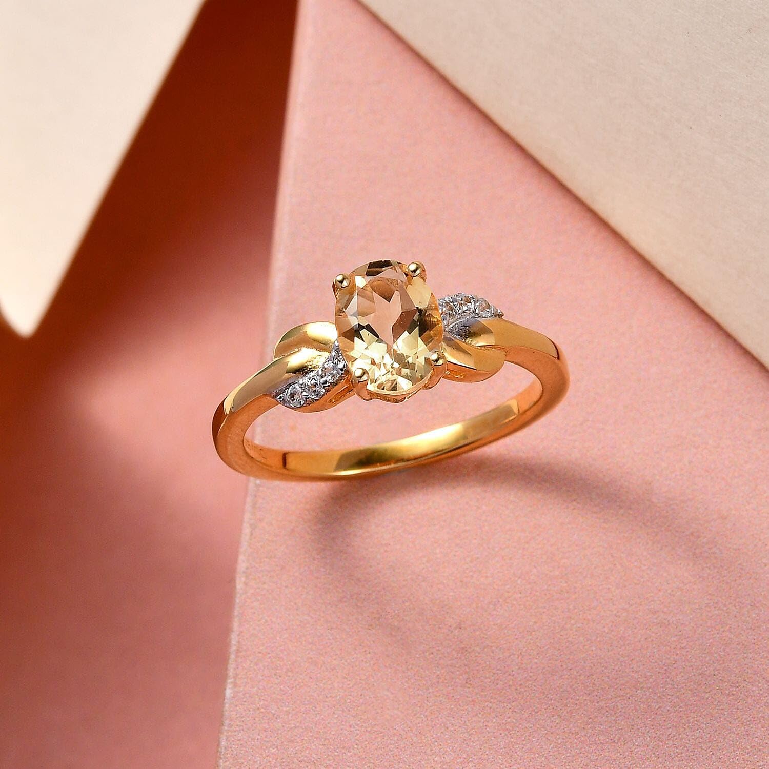 Shop LC Statement Ring for Women 925 Sterling Silver Zircon Birthstone Birthday Gifts for Women - Image 3