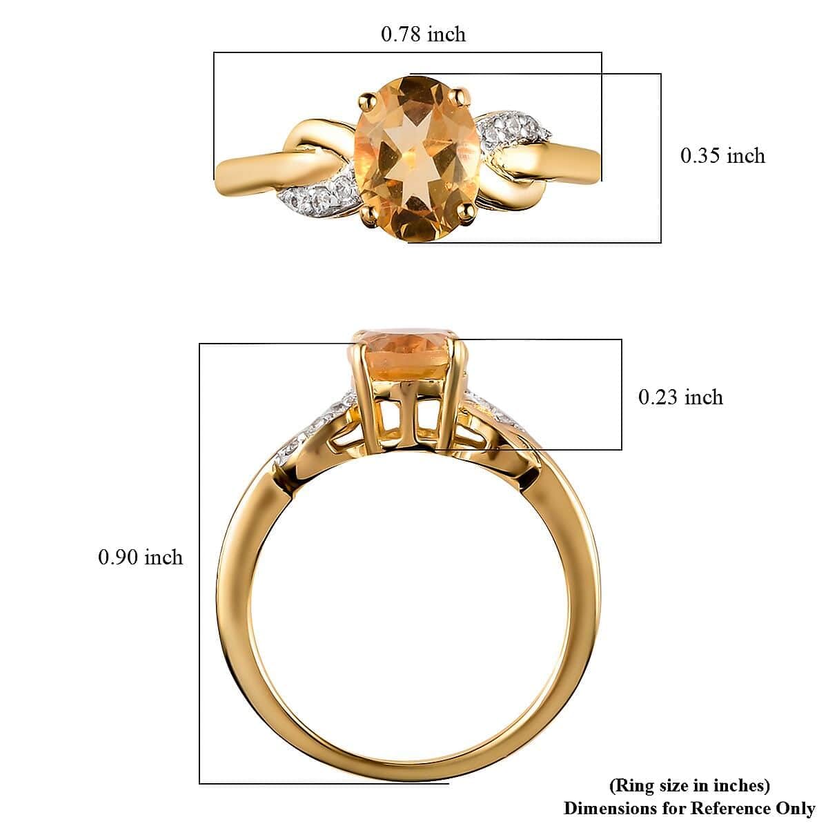 Shop LC Statement Ring for Women 925 Sterling Silver Zircon Birthstone Birthday Gifts for Women - Image 6