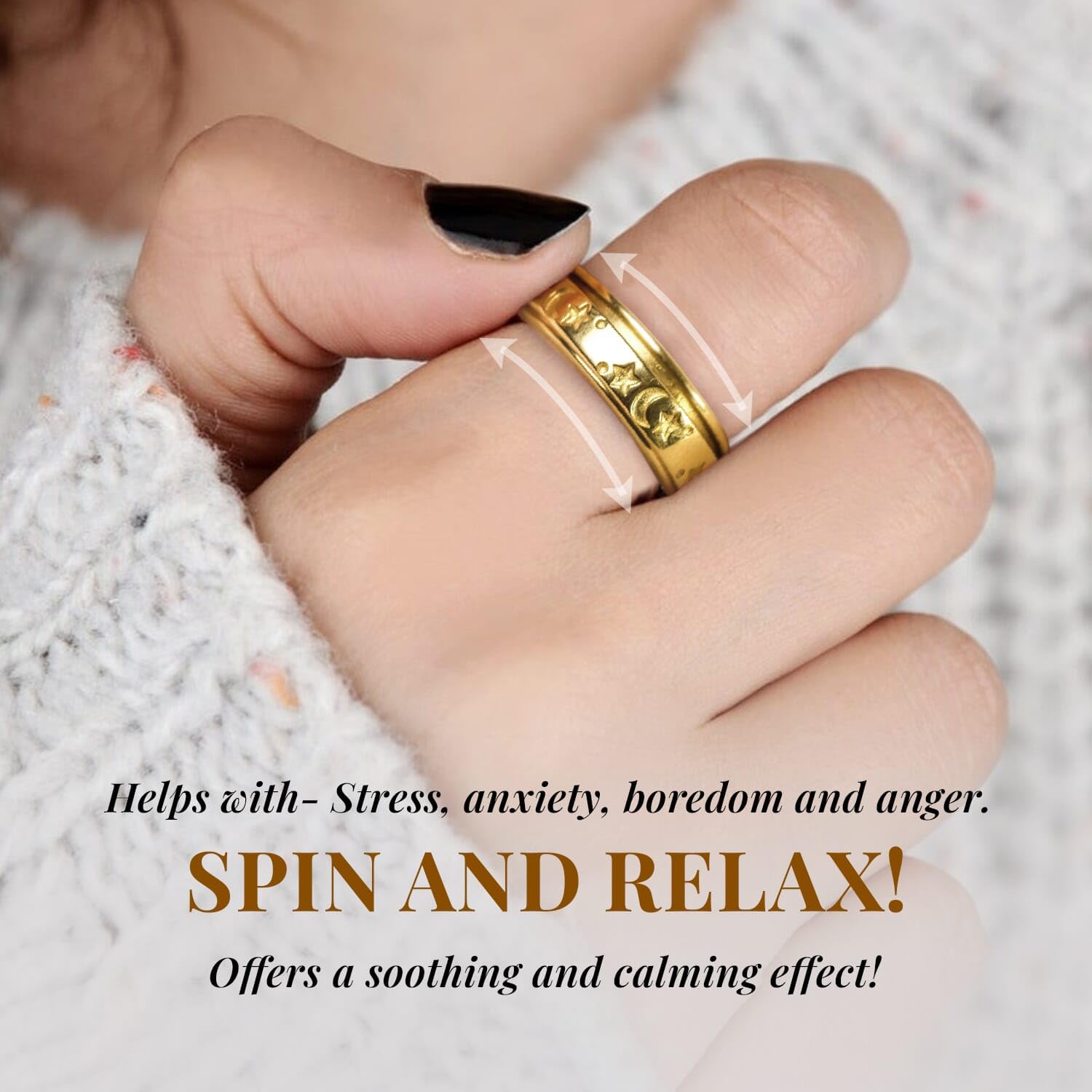 Shop LC Vermeil Rose Gold Plated Ring 925 Sterling Silver Women Mothers Day Gifts Christmas Mothers Day Gifts for Women - Image 4