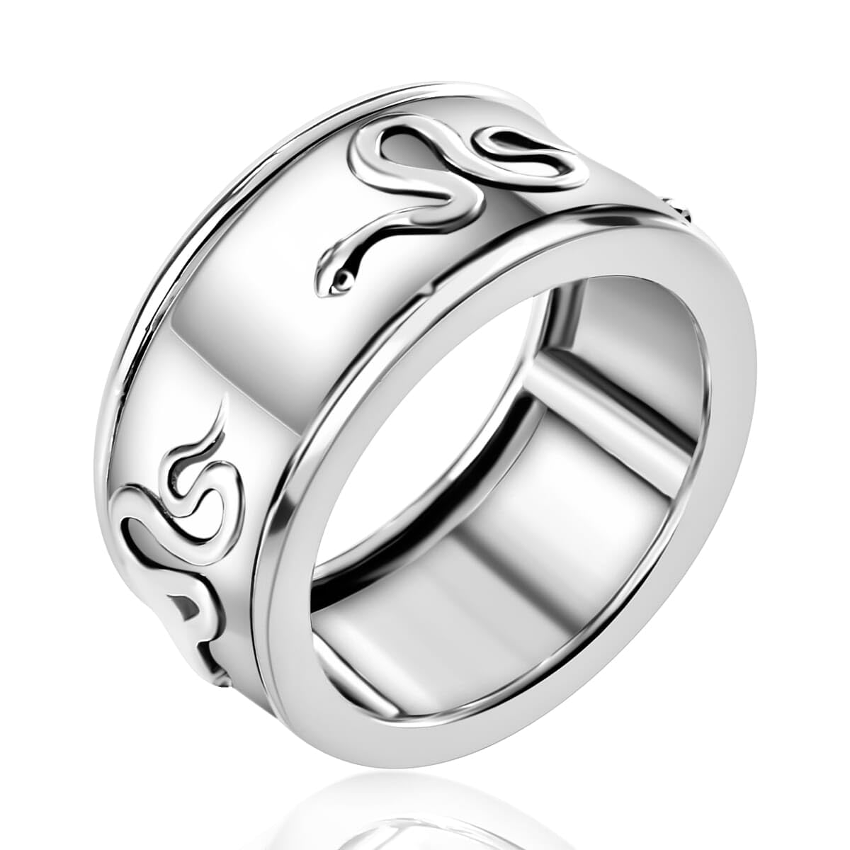 Spinner Band Zodiac Rings 925 Sterling Silver - Handmade Animal Womens Men Stress Relief Rings Her - Statement Jewelry - Engagement, Wedding, Anniversary - Birthday Christmas Gifts for Womens - Image 4