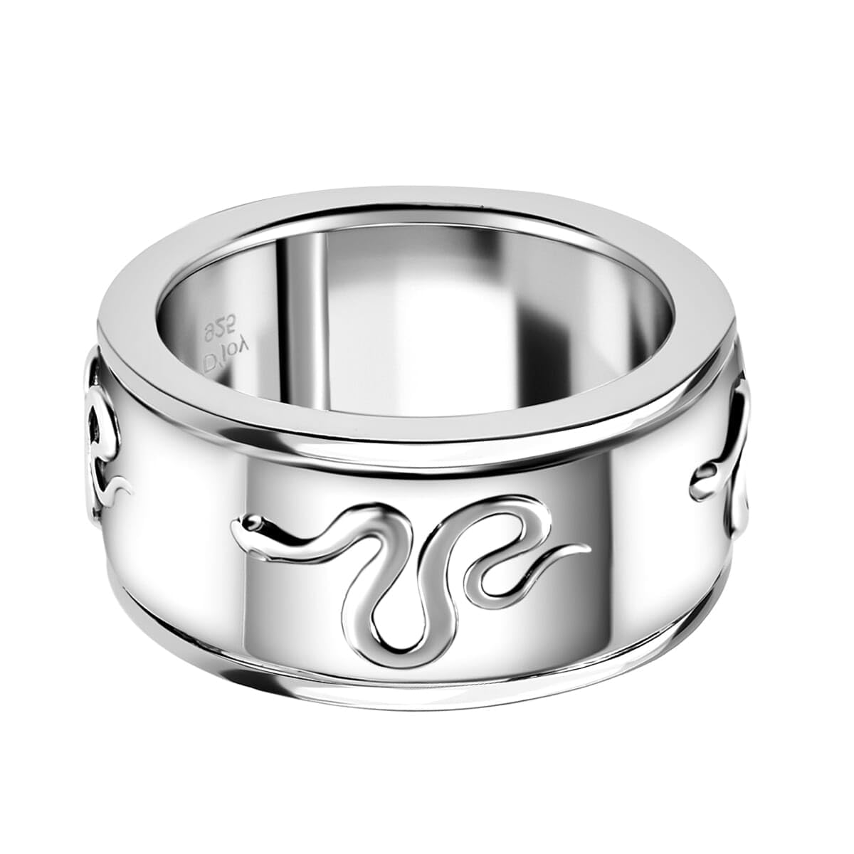 Spinner Band Zodiac Rings 925 Sterling Silver - Handmade Animal Womens Men Stress Relief Rings Her - Statement Jewelry - Engagement, Wedding, Anniversary - Birthday Christmas Gifts for Womens - Image 5