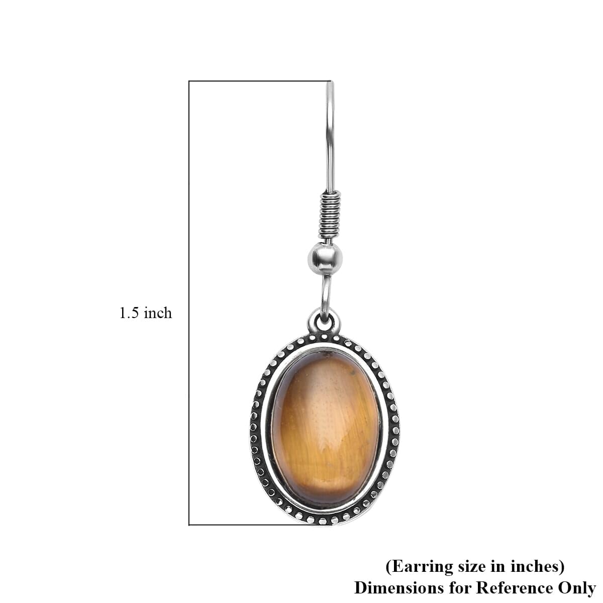 Stainless Steel Natural Gemstones Dangle Earrings for Women Jewelry Birthday Christmas Gifts for Women - Image 5