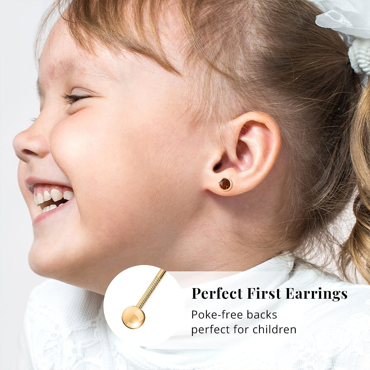 Stud Earrings in 18K Vermeil Yellow Gold Over Sterling Silver Jewelry for Women Christmas Gifts - Image 5