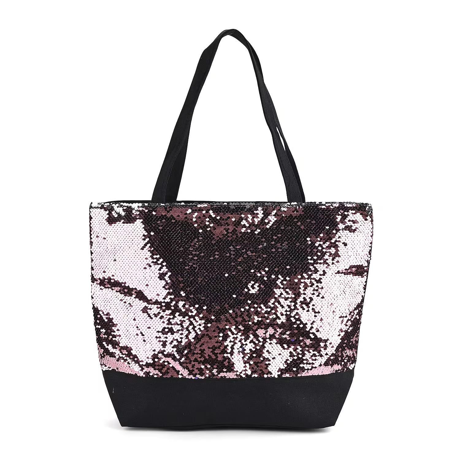 TAMSY Pink Sequin Tote Bag