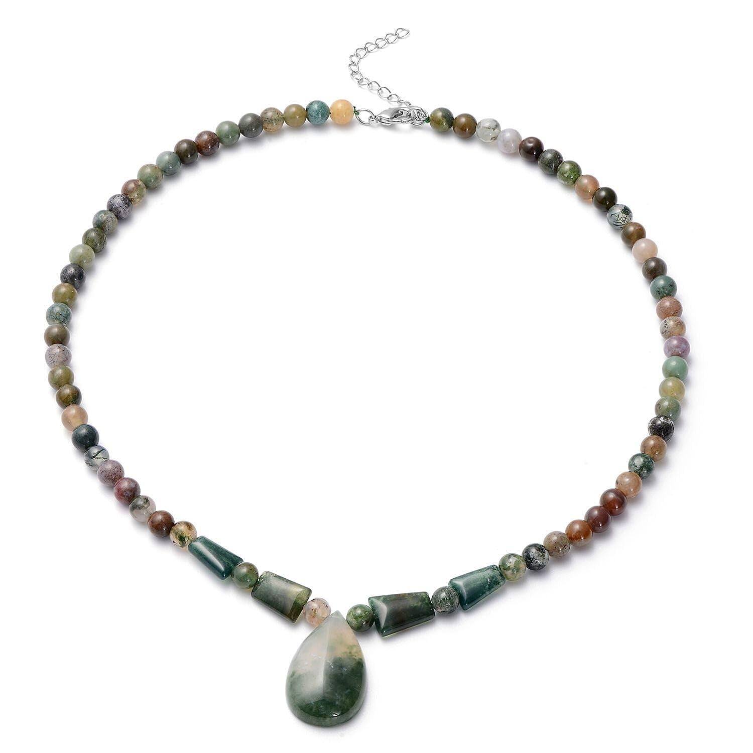 Tigers Eye Beaded Necklaces for Women - Tiger Eye Necklace Pendant Choker Gemstone Birthstone Necklaces for Women - Beach Boho Jewelry - Size 20" Birthday Christmas Gifts for Her