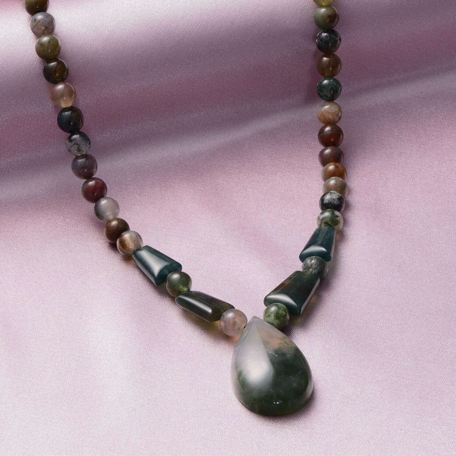 Tigers Eye Beaded Necklaces for Women - Tiger Eye Necklace Pendant Choker Gemstone Birthstone Necklaces for Women - Beach Boho Jewelry - Size 20" Birthday Christmas Gifts for Her - Image 2