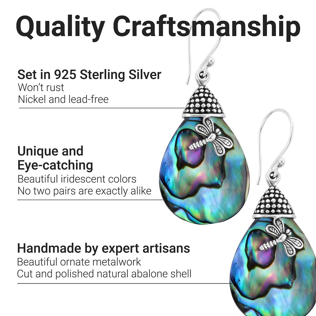 White Black Crystal Silvertone Dangle Drop Dragon Earrings for Women Jewelry Birthday Gifts for Women - Image 3